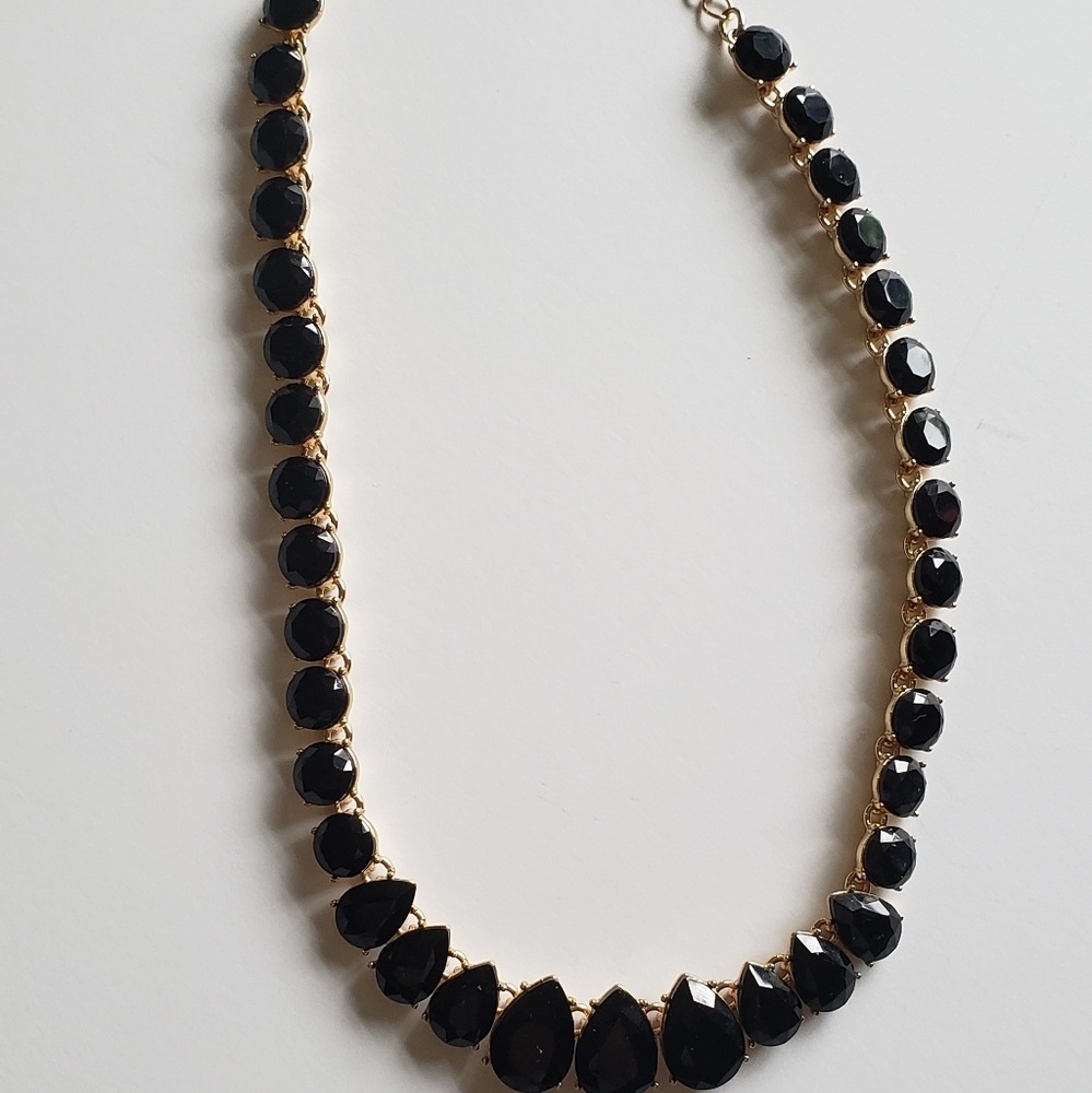 Black and gold fashion necklace.